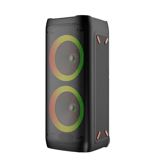 AKAI Bluetooth LED Party Speaker with Handle and Wheels AKBT2000